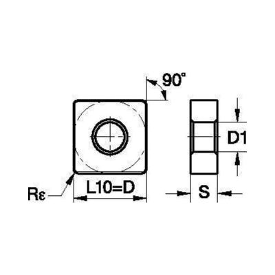 SNMA S Type Turning Insert - WK05CT